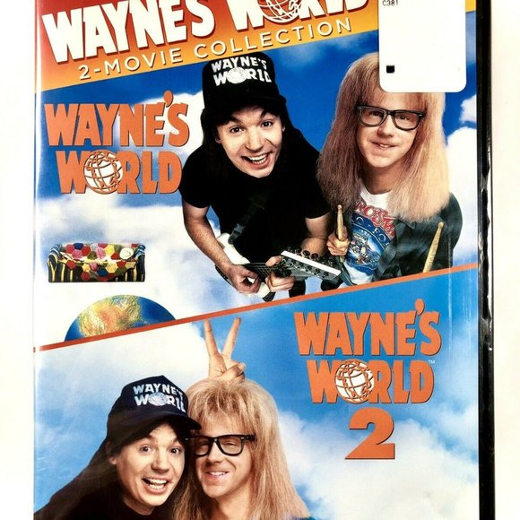 WAYNE'S WORLD 1 & 2 Movie Collection Double Feature NEW SEALED 90's Myers Carvey - Picture 3 of 3
